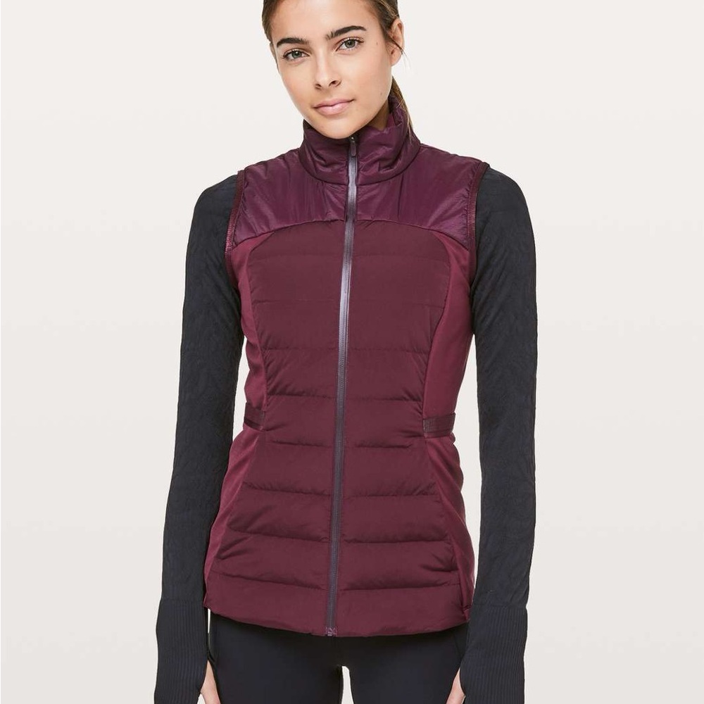 lululemon athletica Quilted Sleeveless Vest - Rosewood